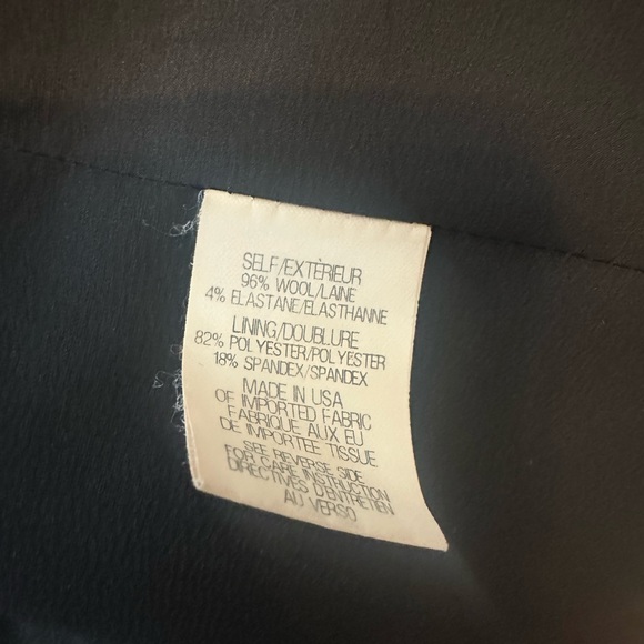 Theory Open Front Blazer Delaven Edition In Black wool - Picture 6 of 6